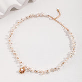 CAMELLIA PENDANT PEARL NECKLACE