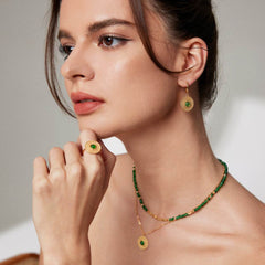 GOLDEN AGE CHALCEDONY RING