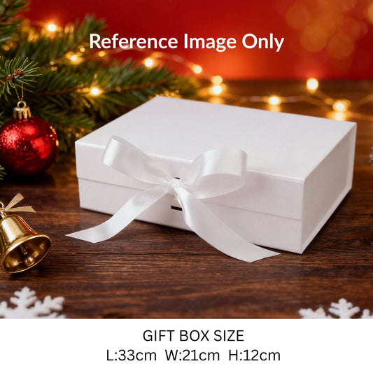 White Blossom Gift Box Deluxe Magnetic Box