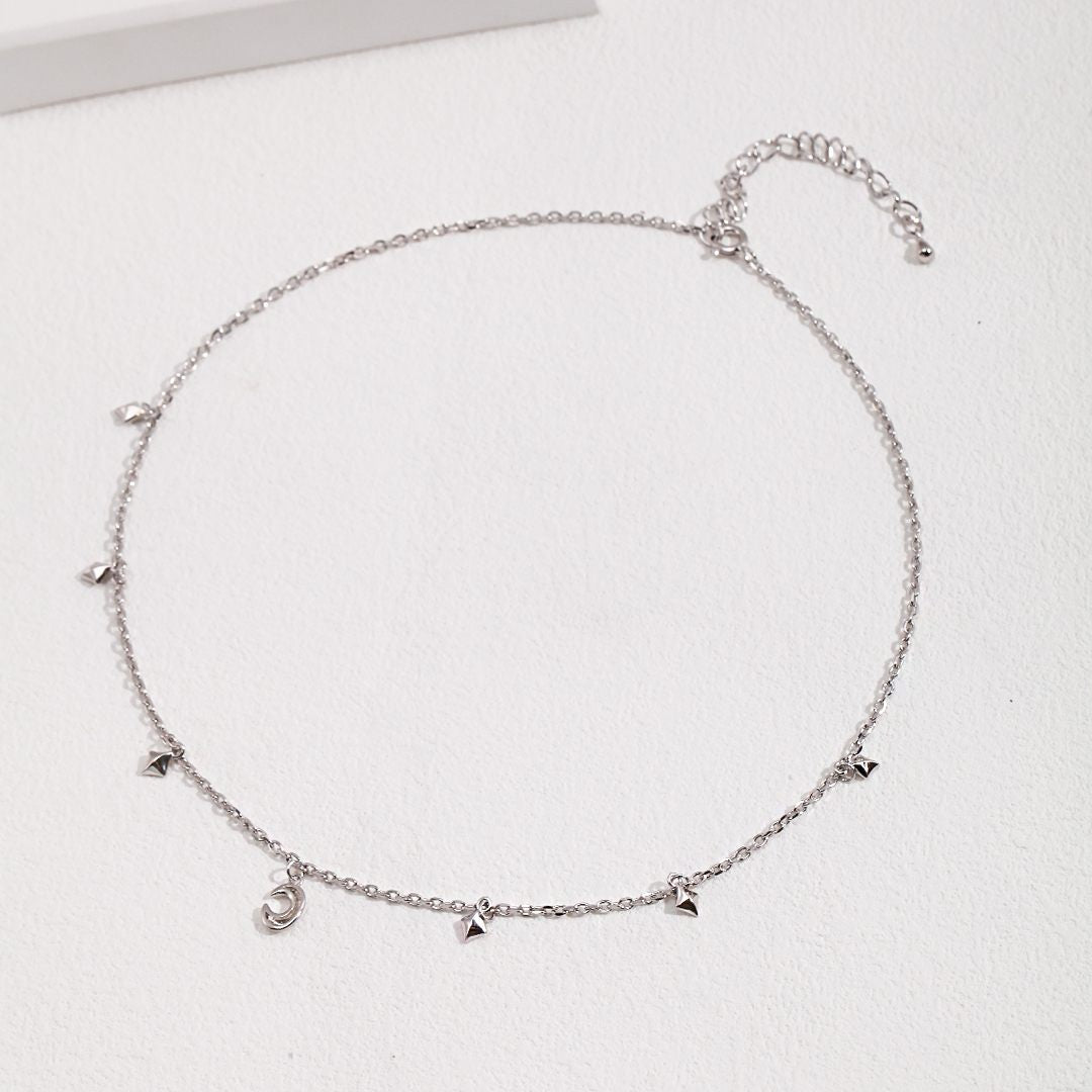 MINI MOON FINE NECKLACE