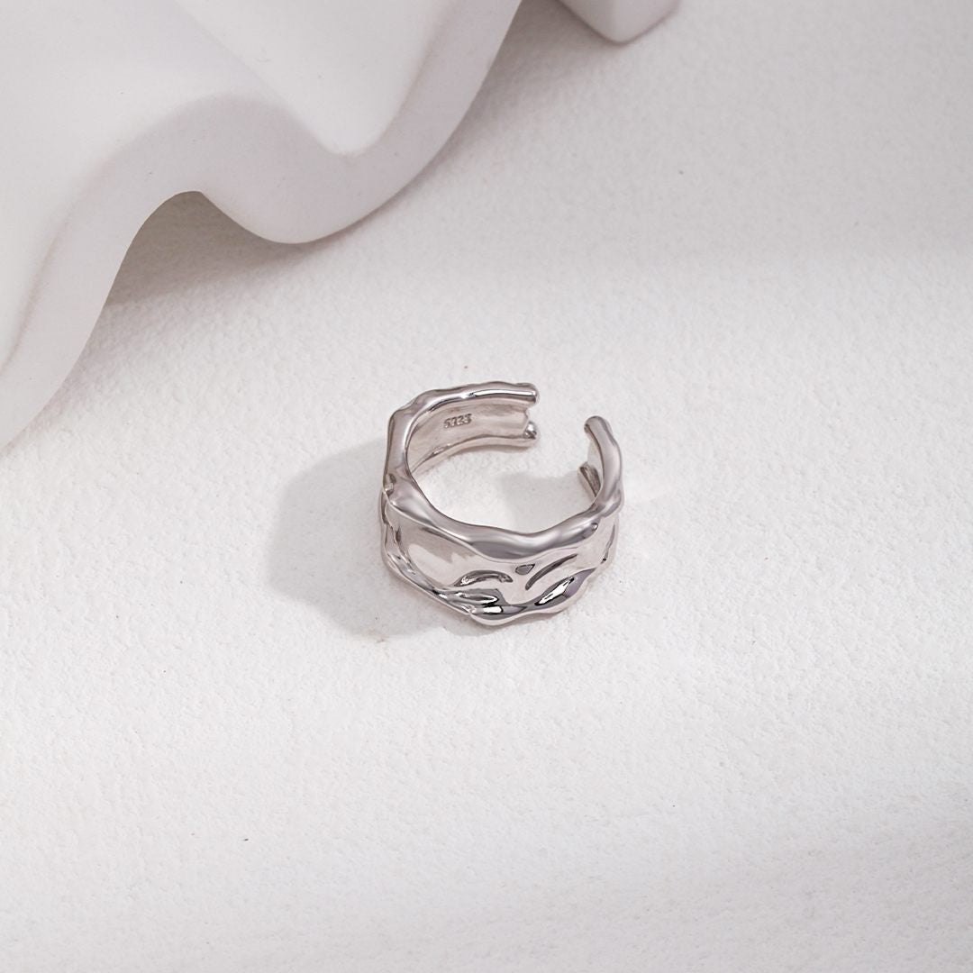 LAVA STYLE  STERLING SILVER RING