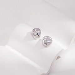 STERLING SILVER FASHION BALL STUD EARRINGS