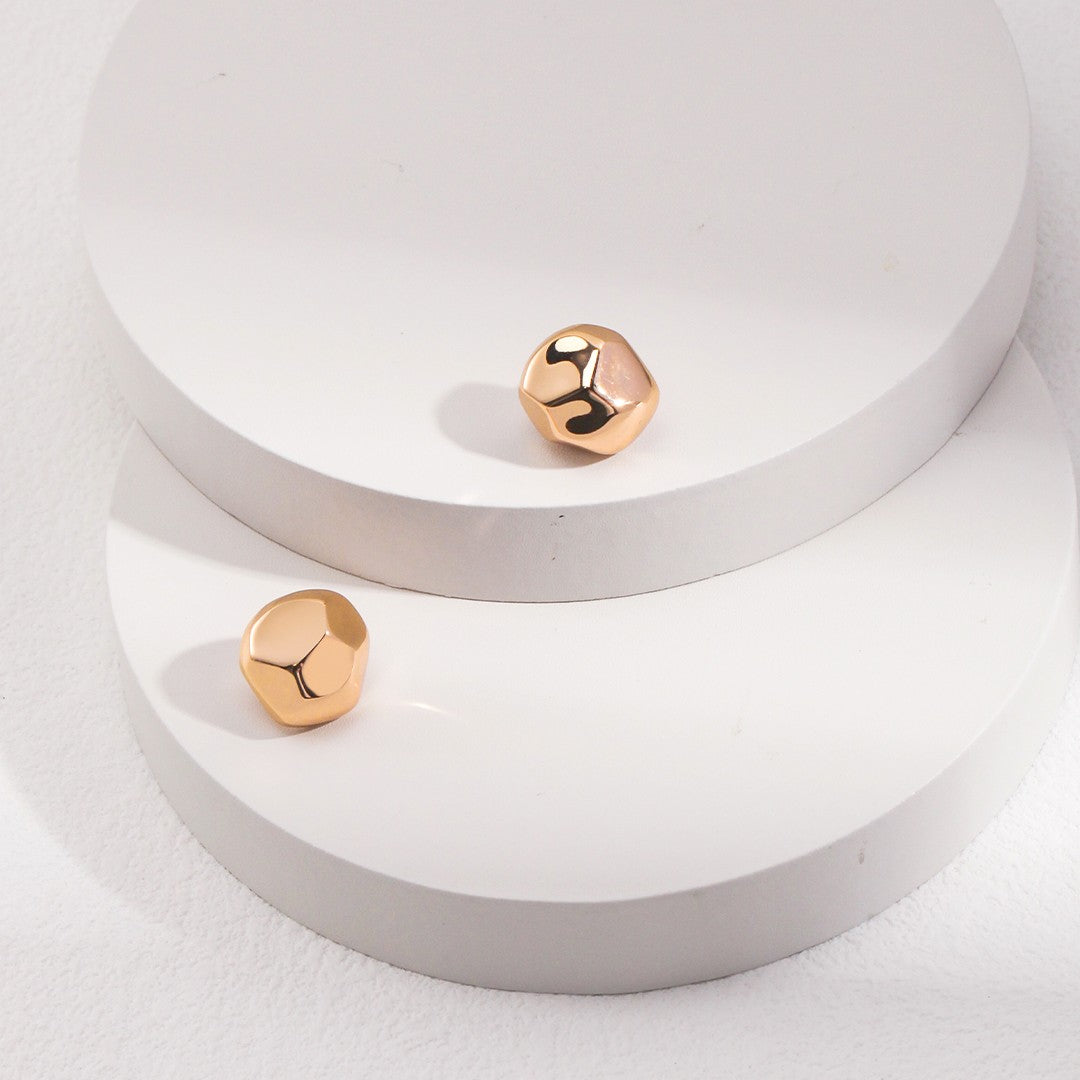 STERLING SILVER FASHION BALL STUD EARRINGS