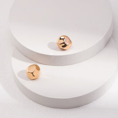 STERLING SILVER FASHION BALL STUD EARRINGS