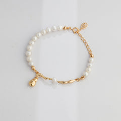 DROP SHAPED PEARL BRACELET