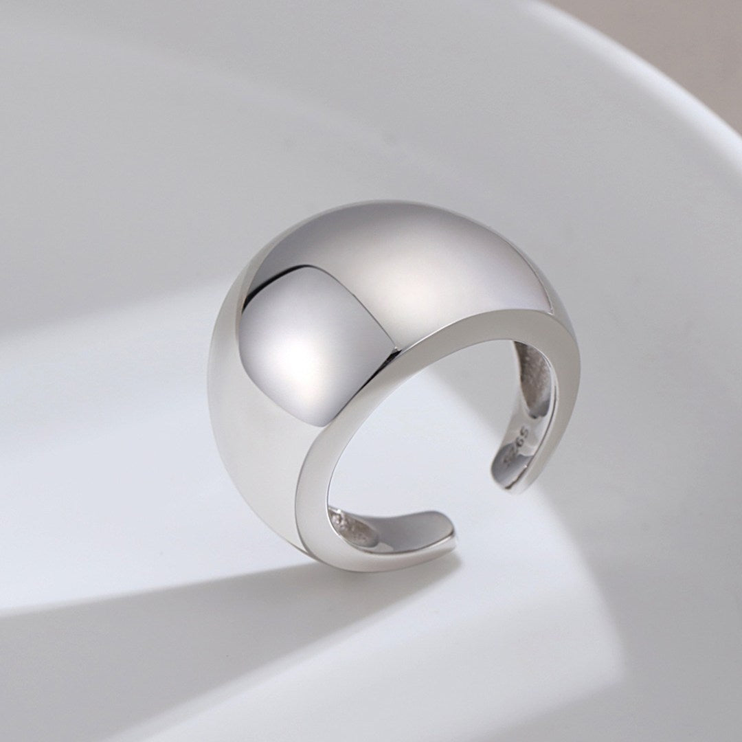 POLISHED WIDE RING