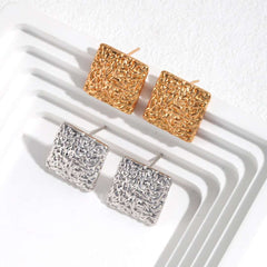 RETRO GOLDEN BLOCKS EARRINGS