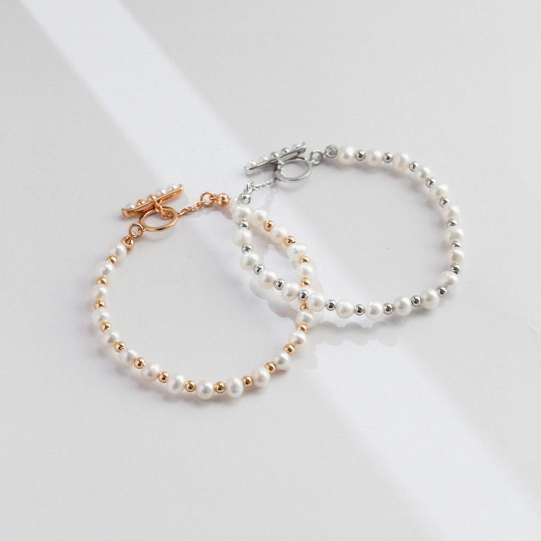 FRIENDSHIP SET PEARL BRACELET