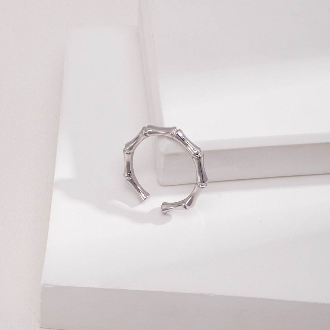 PERFECT PAIRING - STERLING SILVER BAMBOO KNOT RING