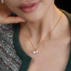 AMIE PEARL PENDANT FINE NECKLACE