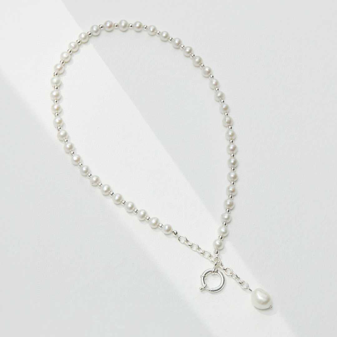 ANNIE DROP PENDANT PEARL NECKLACE