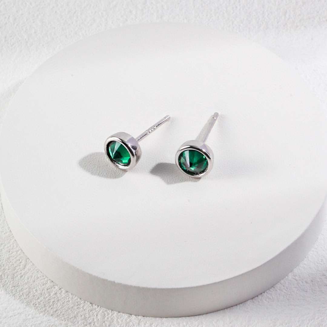 GREEN GOLD STUDS