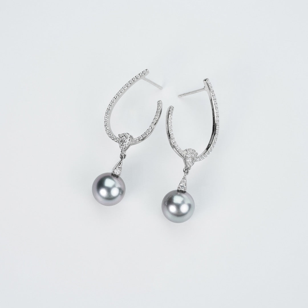 TAHITI PEARL EARRINGS