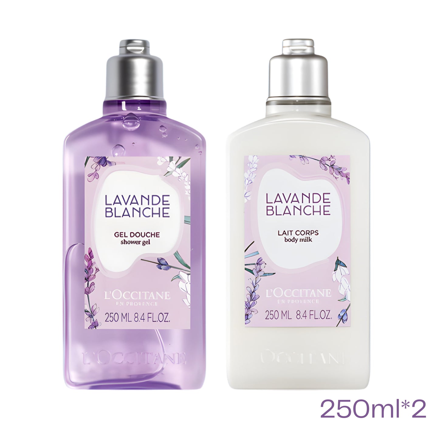 LOccitane Lavender BLANCHE Shower gift set