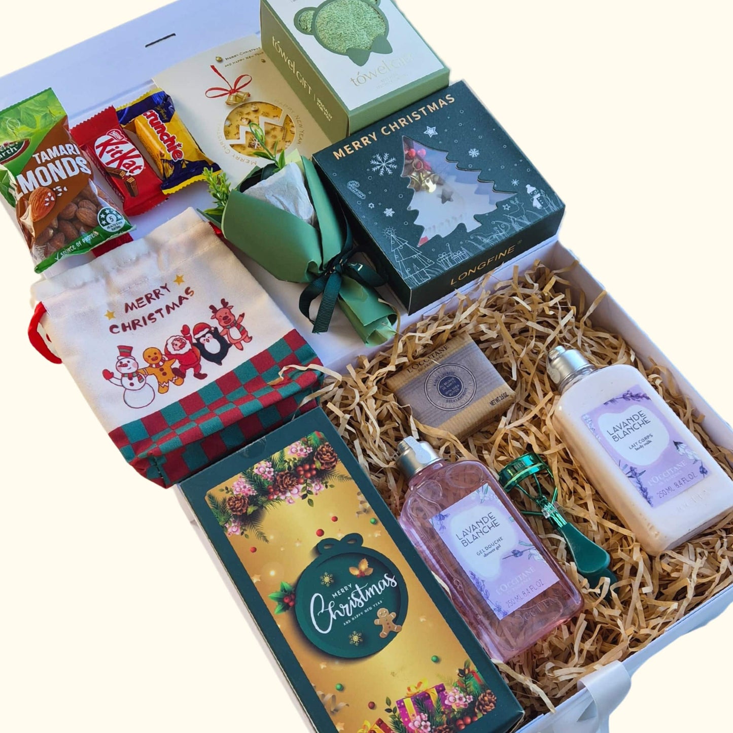 White Blossom Gift Box Deluxe Magnetic Box