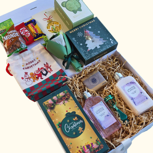 White Blossom Gift Box Deluxe Magnetic Box